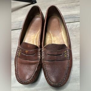 Ralph Lauren Belen leather loafer